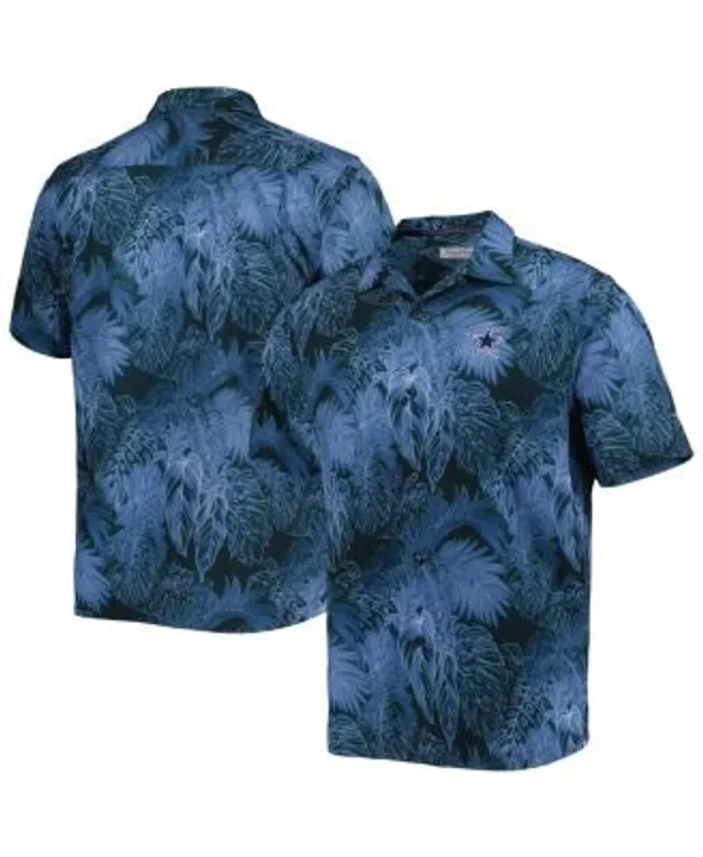 Lids Dallas Cowboys Tommy Bahama Big & Tall Coast Luminescent Fronds Camp  IslandZone Button-Up Shirt - Navy