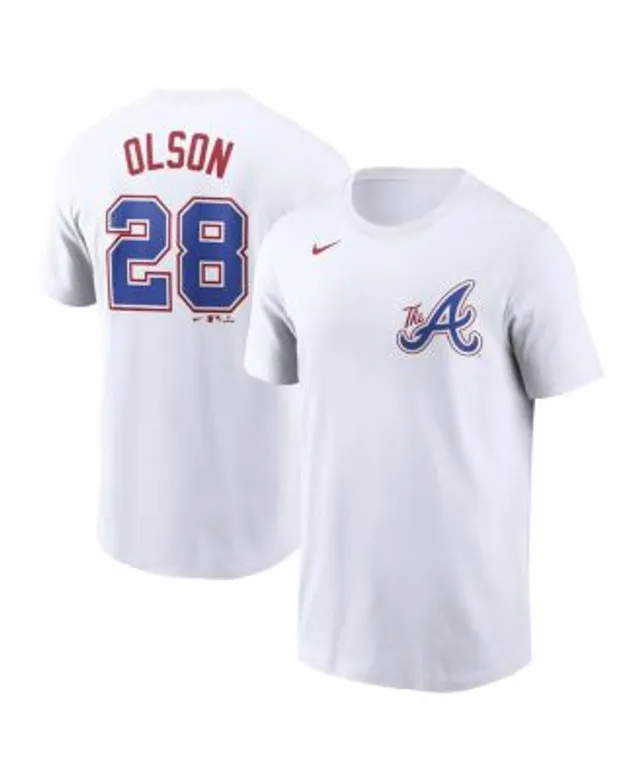 Ozzie Albies Atlanta Braves Cream Nike Jersey