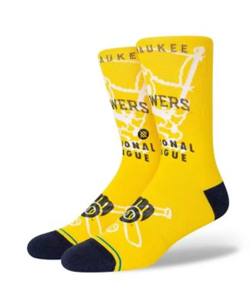 Official Milwaukee Brewers Socks, Brewers Tube Socks, Ankle Socks