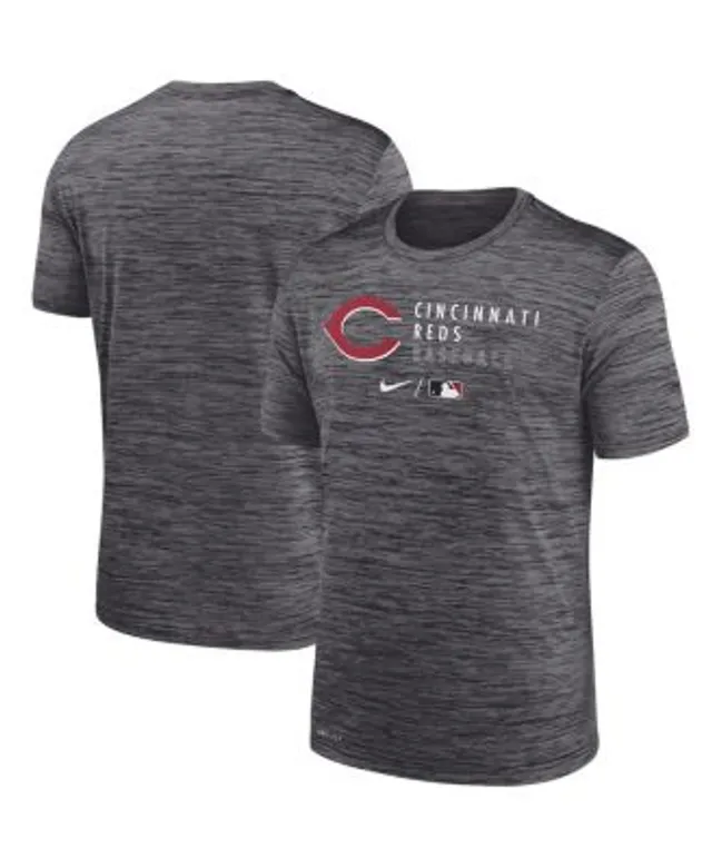 Cincinnati Reds Nike Rewind 3/4-Sleeve T-Shirt - White/Red