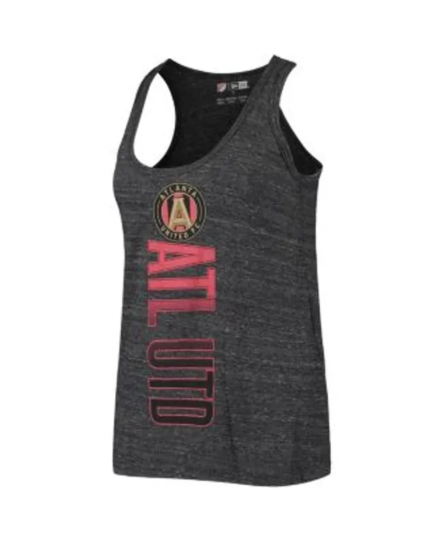 Women's Oakland Athletics 5th & Ocean by New Era Heathered Gray Tri-Blend  Knit Trim Tank Top