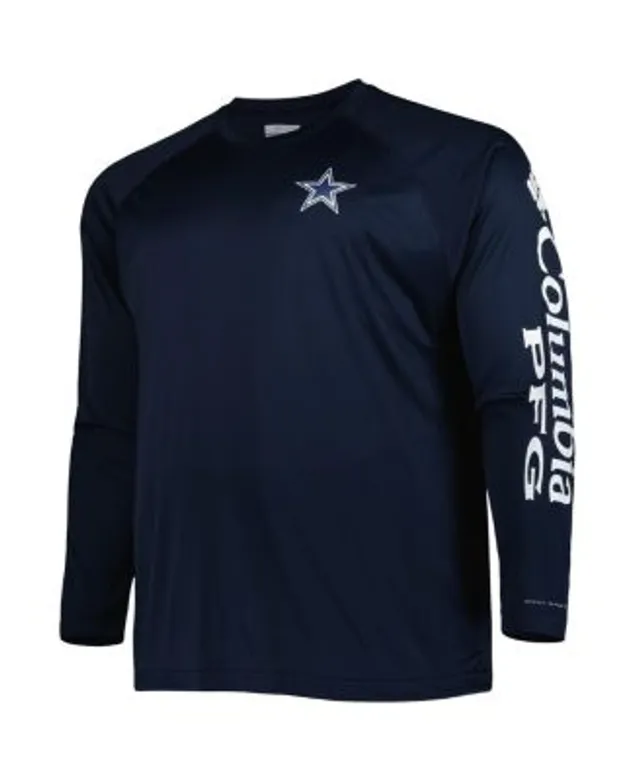 Columbia Youth Dallas Cowboys Terminal Navy Tackle Long Sleeve T-Shirt