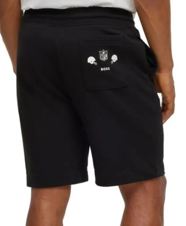 BOSS - BOSS x NFL cotton-terry shorts with collaborative branding