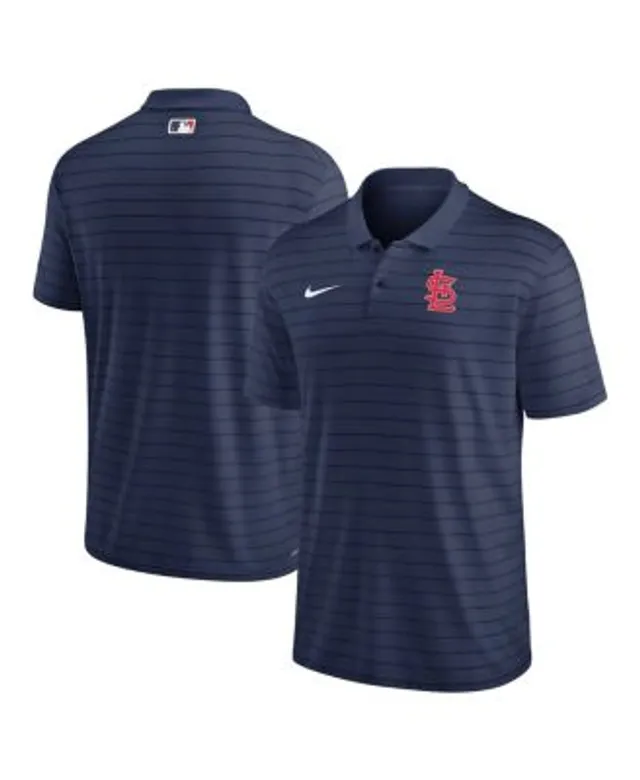 Nike Navy Boston Red Sox Authentic Collection Striped Performance Pique Polo