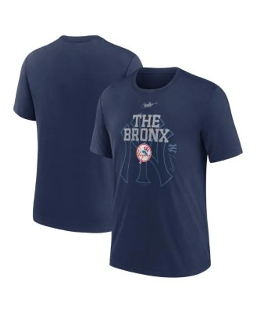 Nike Men's Navy New York Yankees Rewind Retro Tri-Blend T-shirt