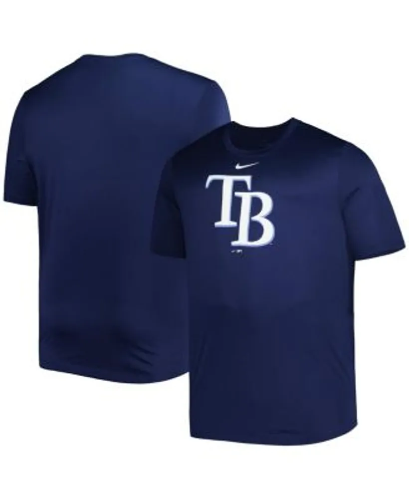 Men's Nike Navy Tampa Bay Rays Authentic Collection Logo Performance Long Sleeve T-Shirt Size: Small