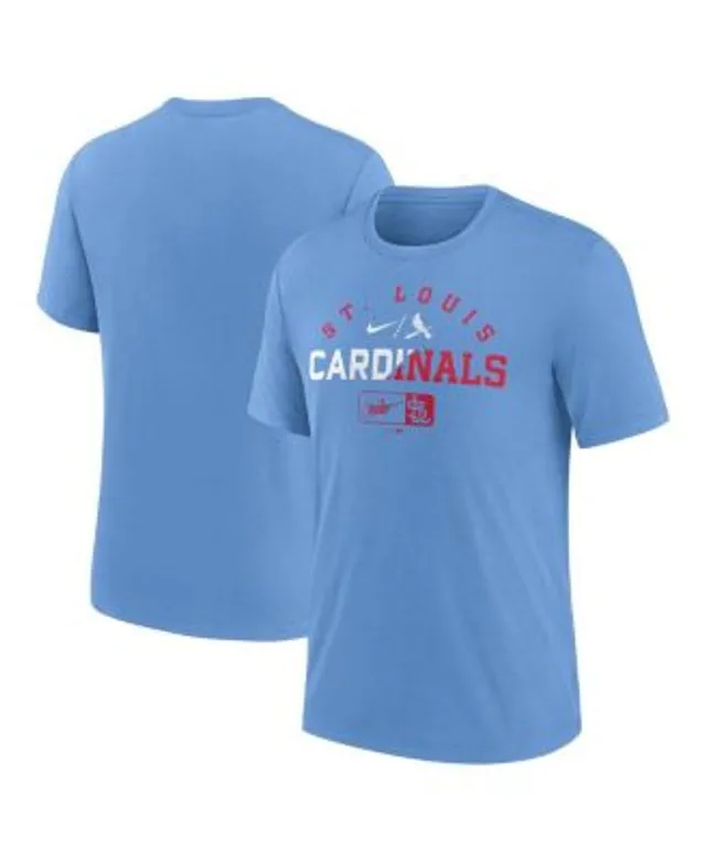 Nike Men's Nolan Arenado Light Blue St. Louis Cardinals Name and Number T- shirt