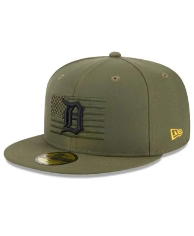 Men's New Era Camo Detroit Tigers 2022 Armed Forces Day Bucket Hat