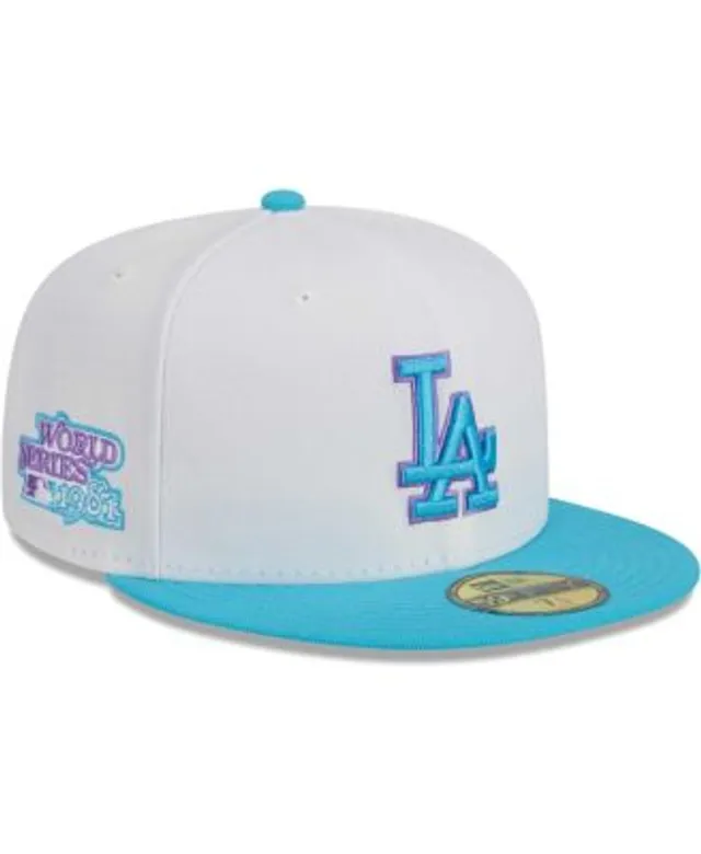 Men's New Era White Los Angeles Dodgers Sky 59FIFTY Fitted Hat