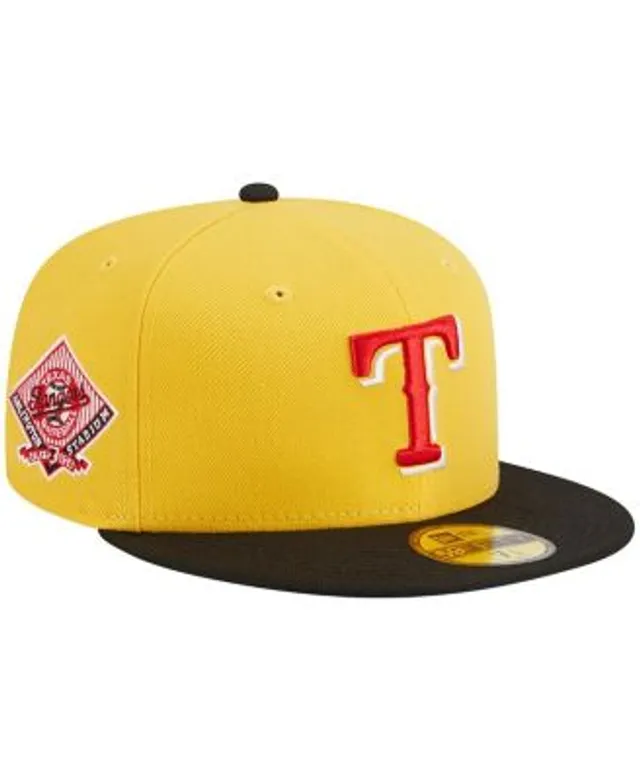 New Era Texas Rangers Black Primary Logo Basic 59FIFTY Fitted Hat