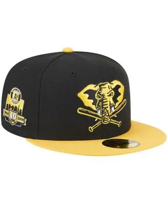 Oakland Athletics New Era Home Authentic Collection On-Field Low Profile 59FIFTY Fitted Hat - Green/Yellow, Size: 7 5/8