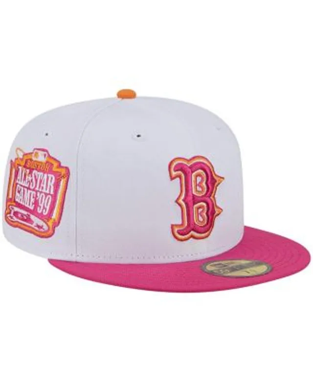 Boston Red Sox New Era Pink Undervisor 59FIFTY Fitted Hat - Brown