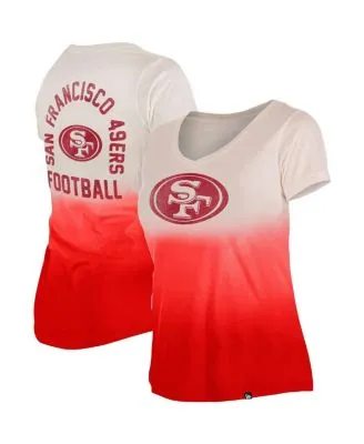 Fanatics Branded Women's Plus Size George Kittle Scarlet San Francisco 49ers Name Number V-Neck T-Shirt - Scarlet