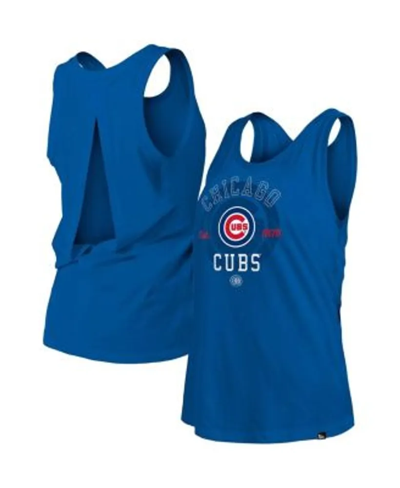 New Era Women's Royal Chicago Cubs Open Back Tank Top