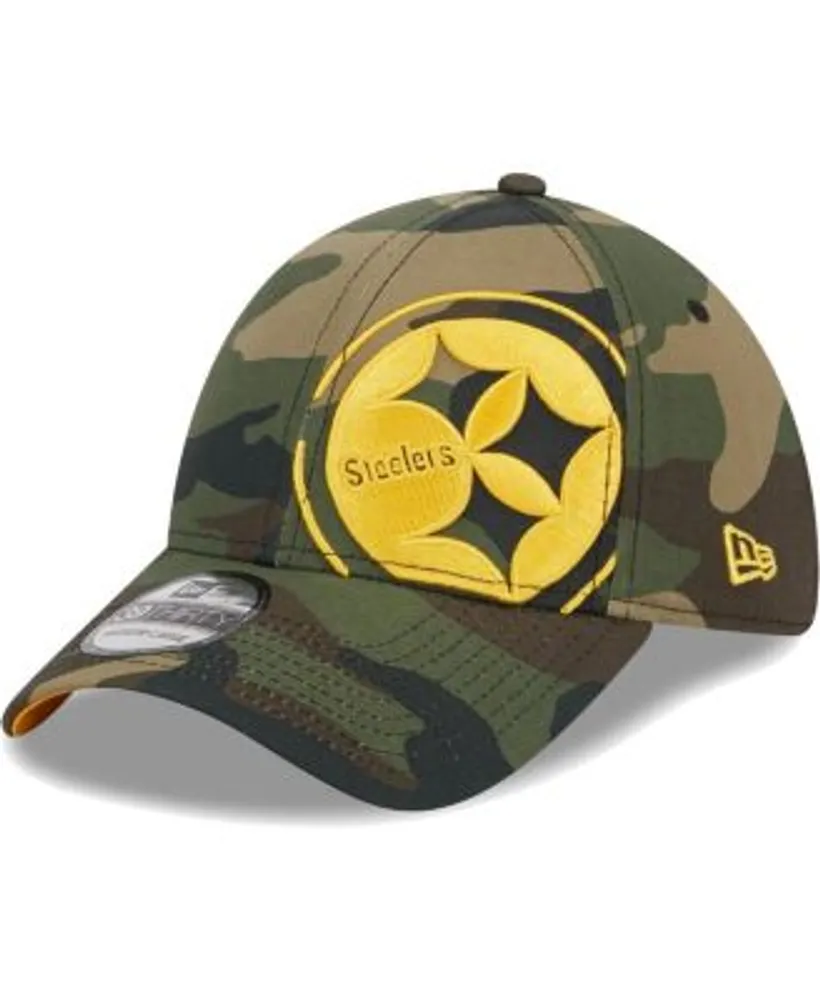 Pittsburgh Steelers New Era Punched Out 39THIRTY Flex Hat - Camo