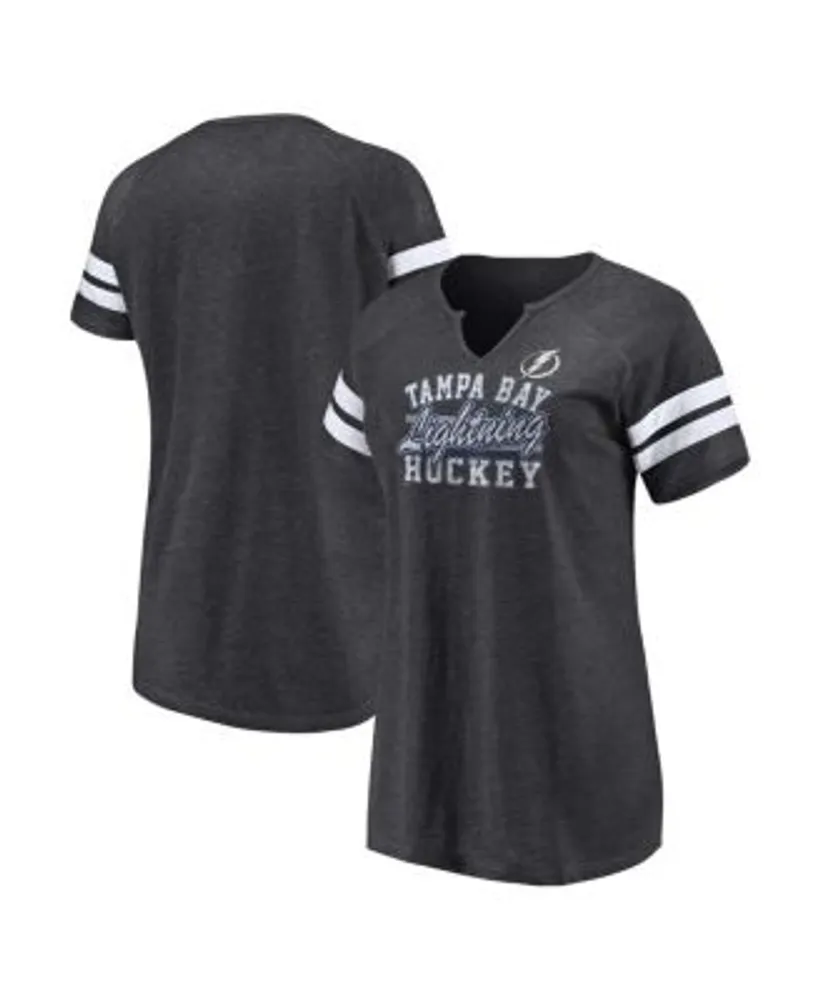 Men's Tampa Bay Lightning Fanatics Branded Heathered Gray 2021 Stanley Cup  Champions Jersey Roster T-Shirt