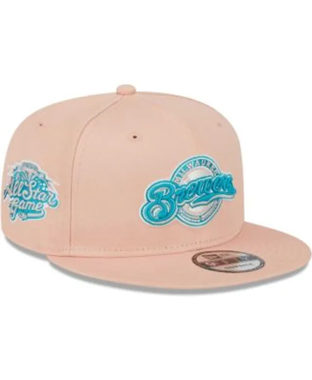 New Era Men's Pink Arizona Diamondbacks Sky Aqua Undervisor 9FIFTY Snapback  Hat