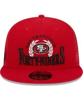 San Francisco 49ers New Era Script Trucker 9FIFTY Snapback Hat - Black