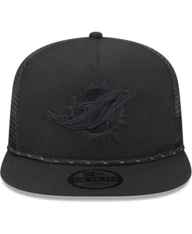 black on black miami dolphins hat
