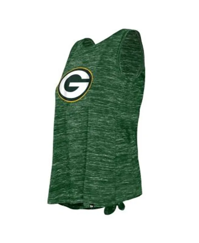 Green Bay Packers WEAR by Erin Andrews Women's Open Back Twist Tie Tank Top  - Green