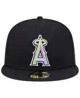 Los Angeles Angels New Era Grilled 59FIFTY Fitted Hat - Yellow/Black