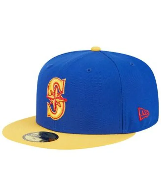 Seattle Mariners Yellow Wool Snapback