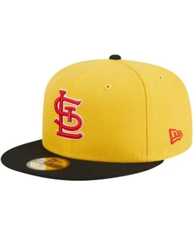 Men's New Era Yellow/Black St. Louis Cardinals Grilled 59FIFTY Fitted Hat