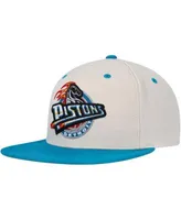 Detroit Pistons Team Arch 2 Tone S Black/Teal Snapback - Mitchell