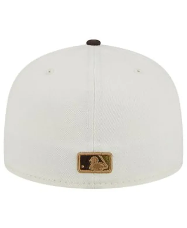 New Era Men's White Milwaukee Brewers 50th Anniversary Side Patch