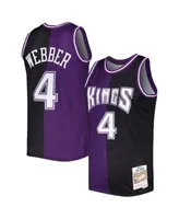 Jason Williams Sacramento Kings Mitchell & Ness 2000/01 Hardwood Classics  Fadeaway Swingman Player Jersey - Purple/Black