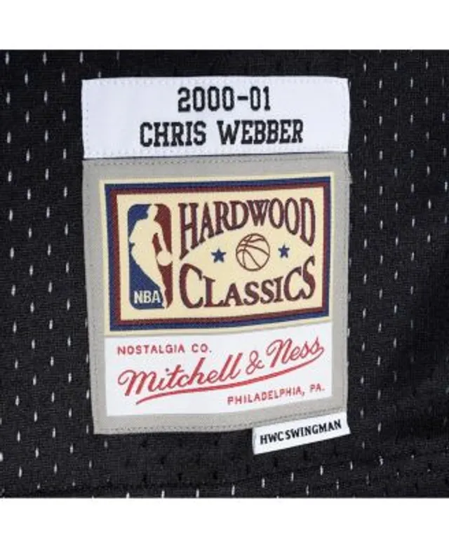 Men's Sacramento Kings Mike Bibby Mitchell & Ness Light Blue 2001/02  Hardwood Classics Swingman Jersey