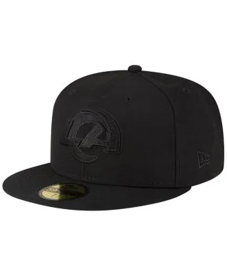 New Era Los Angeles Rams Black B-Dub 59FIFTY Fitted Hat