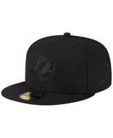 Men's New Era Royal Los Angeles Rams Skull Omaha Throwback Low Profile 59FIFTY Fitted Hat