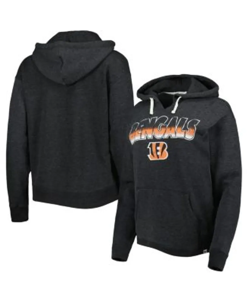 Pro Standard Bengals Triple Cropped Pullover Hoodie - Women's