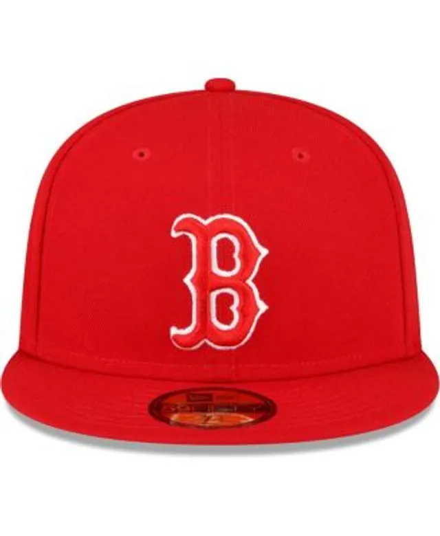 New Era Boston Red Sox White Out 59FIFTY FITTED Cap - Macy's