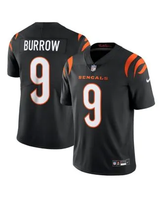 Men's Nike Joe Burrow Black Cincinnati Bengals Game Fashion Jersey Size: Large