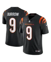 Men's Nike Joe Burrow Black Cincinnati Bengals Game Jersey