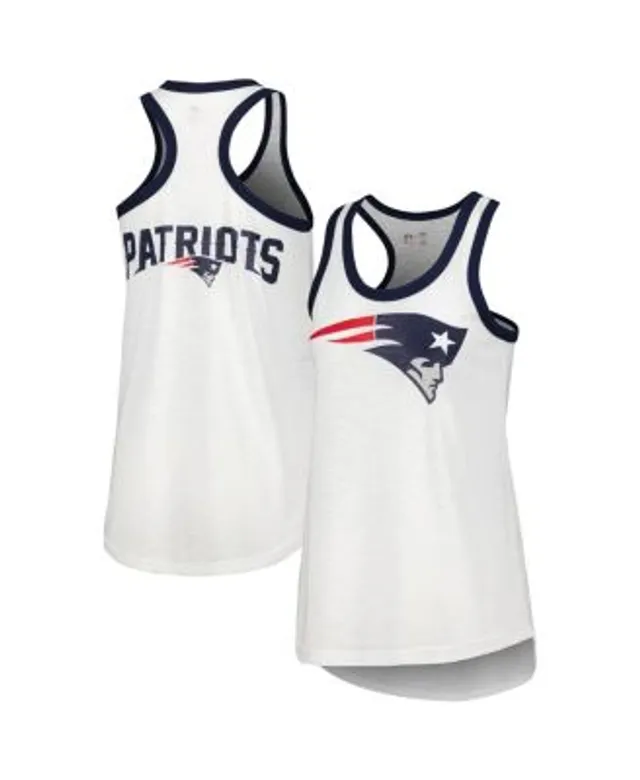 Nike Women's New England Patriots Logo Tri-Blend White Tank Top