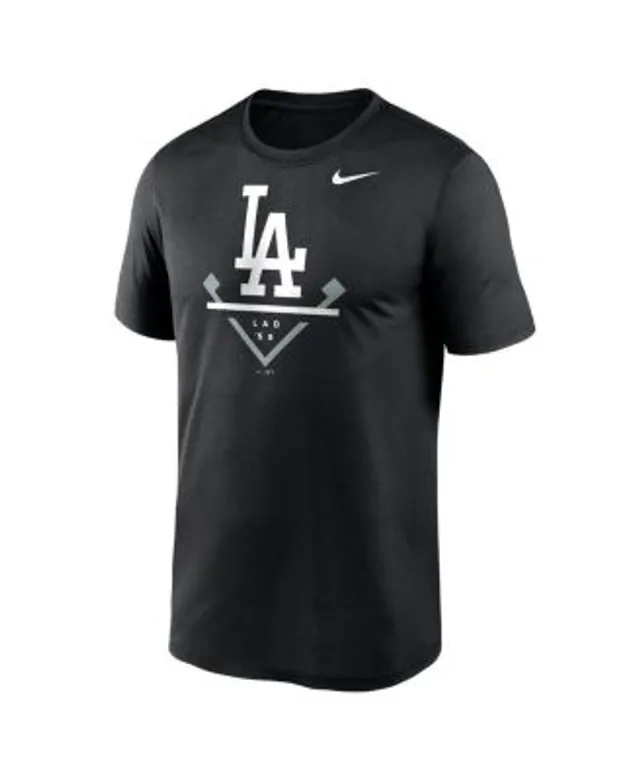 Men's Nike Anthracite Los Angeles Dodgers Icon Legend Performance Long Sleeve T-Shirt Size: Medium