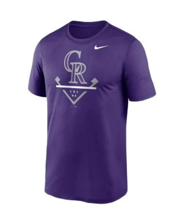 Men's Nike Black Colorado Rockies Wordmark Legend T-Shirt