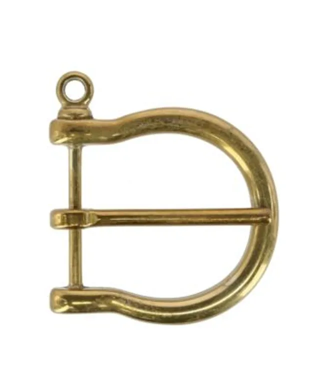 40mm Classy Single Pronged Solid Brass Harness Belt Buckle