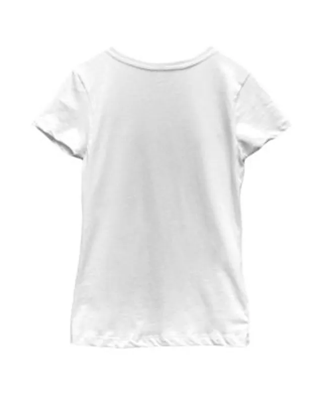 Outerstuff Girls Youth White, Black Miami Marlins As If Cropped Boxy T-shirt