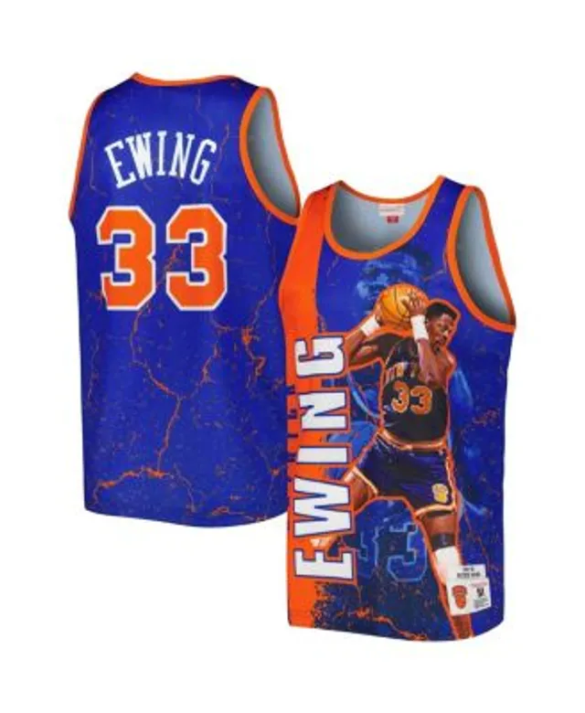 Mitchell & Ness Men's Patrick Ewing Blue, Orange New York Knicks Hardwood  Classics 1991-92 Split Swingman Jersey - Macy's