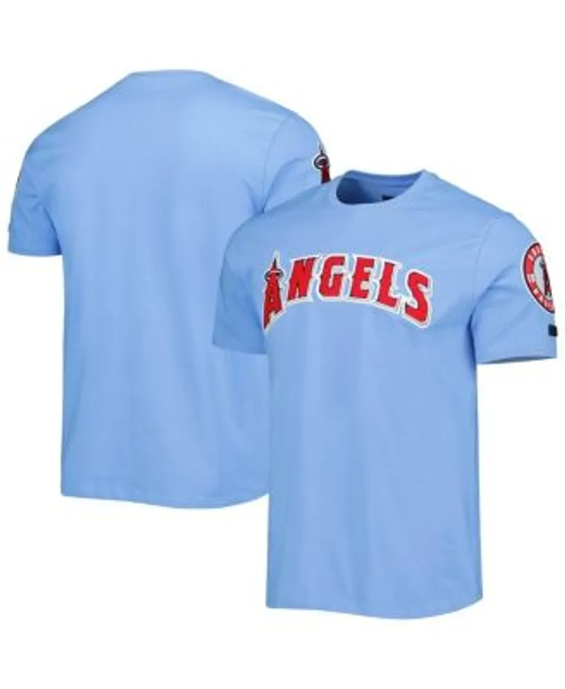 Pro Standard Men's Light Blue Los Angeles Angels Team Logo T-shirt