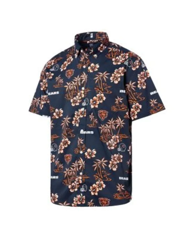 Men's FOCO Cream Chicago Bears Paradise Floral Button-Up Shirt