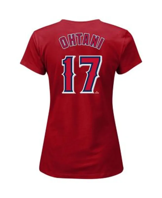 Shohei Ohtani Los Angeles Angels Fanatics Branded 2021 AL MVP T-Shirt - Red