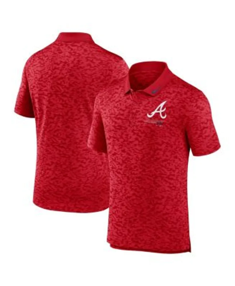 Nike Men's Red Atlanta Braves Next Level Polo Shirt