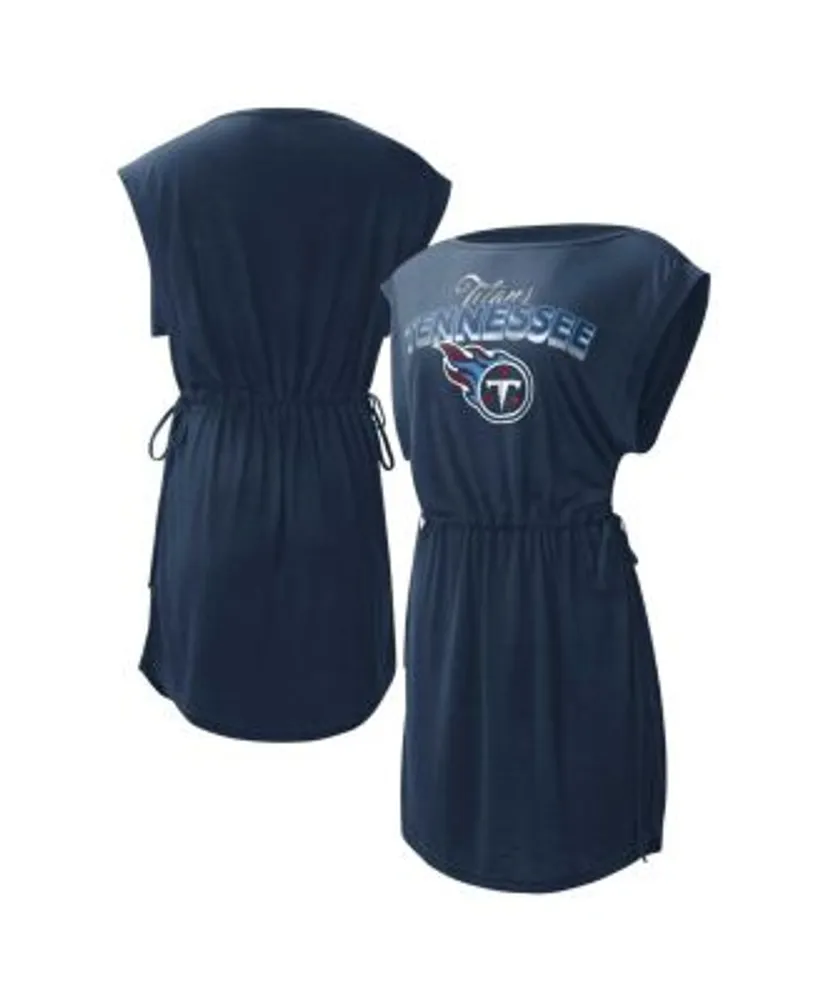 Women's G-III 4Her by Carl Banks Blue Detroit Lions G.O.A.T. Swimsuit  Cover-Up