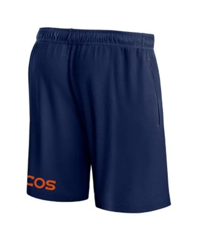 Men's Fanatics Branded Navy Denver Broncos Prep Colorblock Shorts