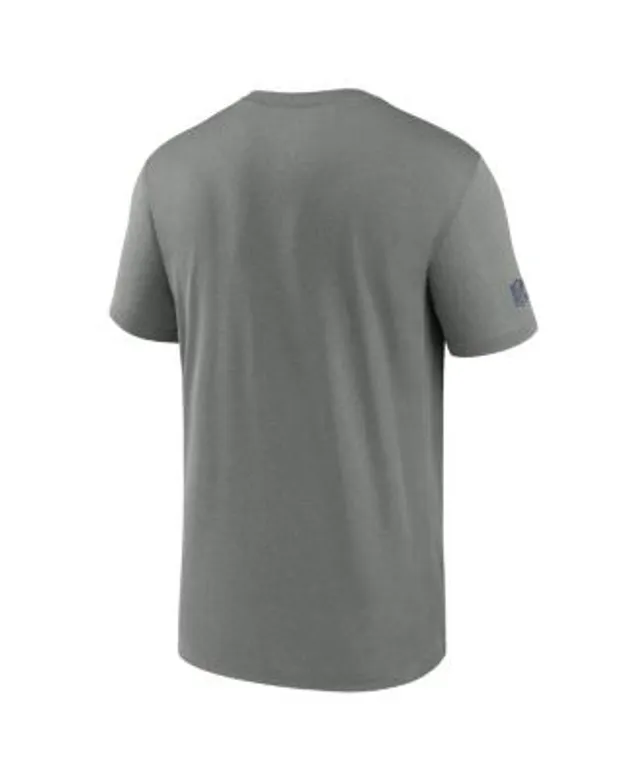 Men's Nike Heathered Gray/Navy Dallas Cowboys Sideline Player